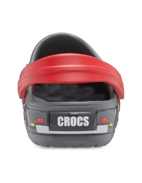 Crocs Παιδικά Ανατομικά Σαμπό Θαλάσσης Fl Truckband 207074-0DA Γκρι