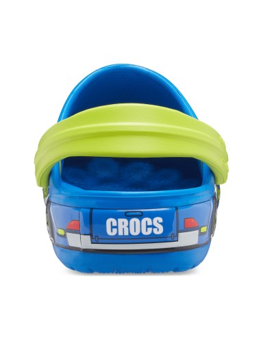 Crocs Παιδικά Ανατομικά Σαμπό Θαλάσσης Fun Lab Truck Band 207074-4JL Μπλε