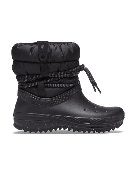 Crocs Puff Luxe Γυναικεία Μποτάκια Μαύρα 207312-001