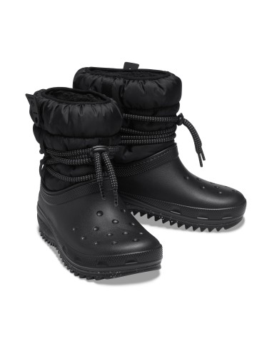 Crocs Puff Luxe Γυναικεία Μποτάκια Μαύρα 207312-001