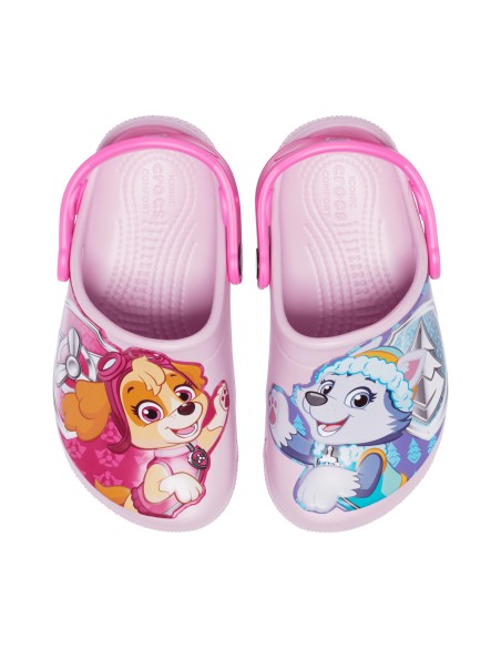 Crocs Παιδικά Σαμπό Θαλάσσης Paw Patrol 207487-6GD Ροζ