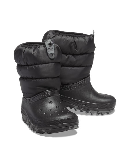 Crocs Classic Neo Puff Παιδικά Μποτάκια Χιονιού Μαύρα 207683-001