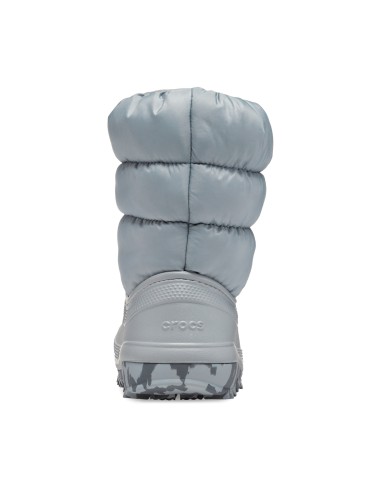 Crocs Classic Neo Puff Παιδικά Μποτάκια Χιονιού Γκρι 207683-007