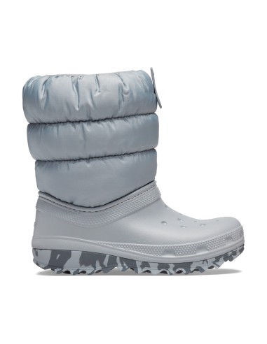 Crocs Classic Neo Puff Παιδικά Μποτάκια Χιονιού Γκρι 207684-007