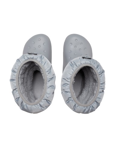 Crocs Classic Neo Puff Παιδικά Μποτάκια Χιονιού Γκρι 207684-007