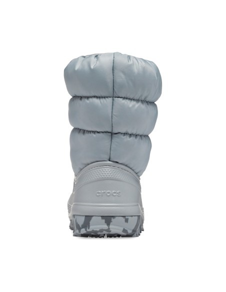 Crocs Classic Neo Puff Παιδικά Μποτάκια Χιονιού Γκρι 207684-007