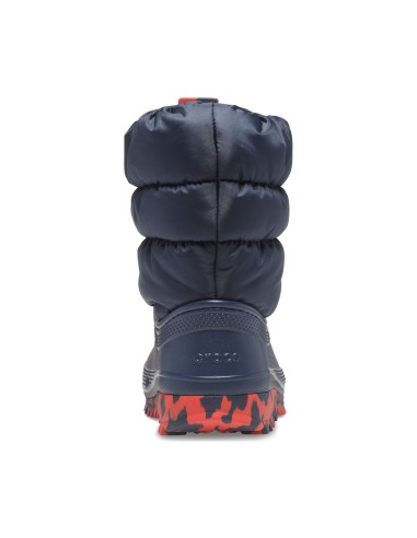 Crocs Παιδικές Γαλότσες με Εσωτερική Επένδυση Puff Μπλε 207684-410