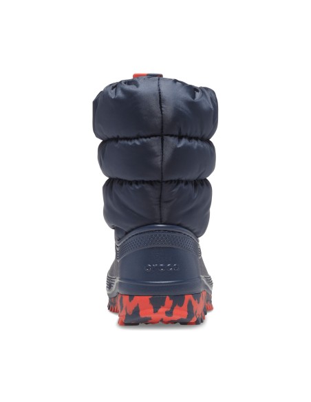 Crocs Παιδικές Γαλότσες με Εσωτερική Επένδυση Puff Μπλε 207684-410