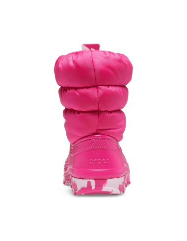 Crocs Παιδικές Μπότες Χιονιού Φούξια 207684-6X0