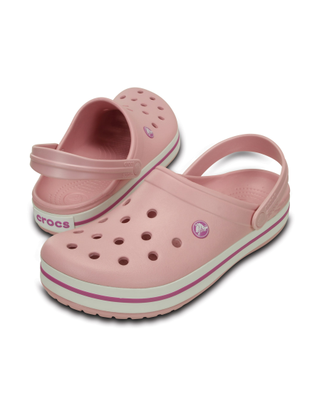 Crocs Crocband pink slippers 11016 6MB