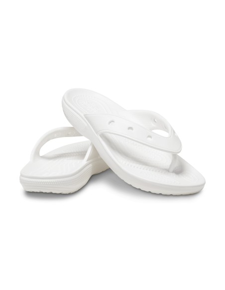 Crocs Classic Flip Ανδρικά Flip Flops Λευκά 207713-100