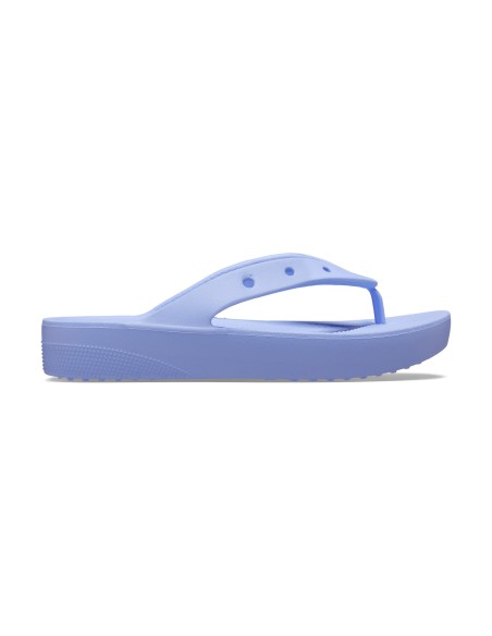 Crocs Classic Σαγιονάρες με Πλατφόρμα σε Μωβ Χρώμα 207714-5Q6