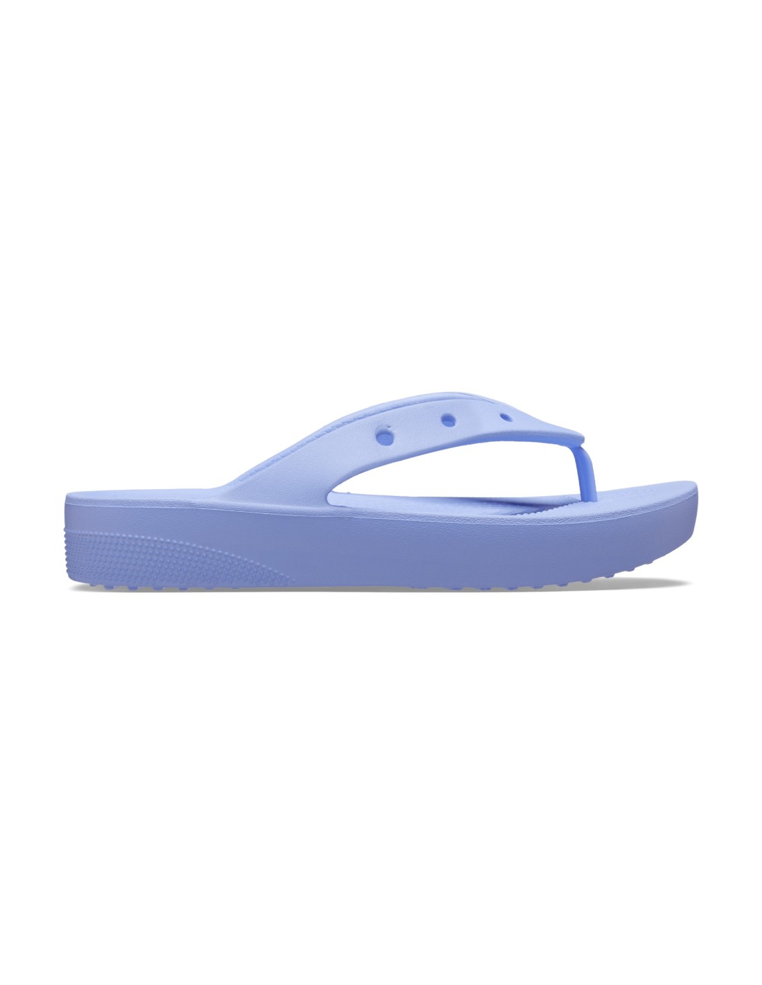 Crocs Classic Σαγιονάρες με Πλατφόρμα σε Μωβ Χρώμα 207714-5Q6