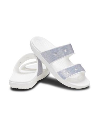 Crocs Glitter II Slides σε Λευκό Χρώμα 207769-90H