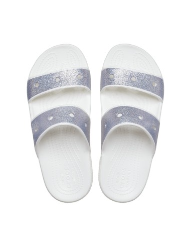 Crocs Glitter II Slides σε Λευκό Χρώμα 207769-90H