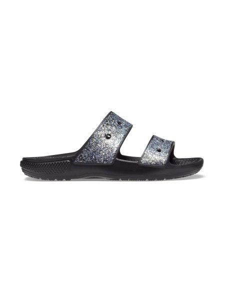 Crocs Παιδικά Ανατομικά Παπουτσάκια Θαλάσσης Glitter 207788-0C4 Μαύρα