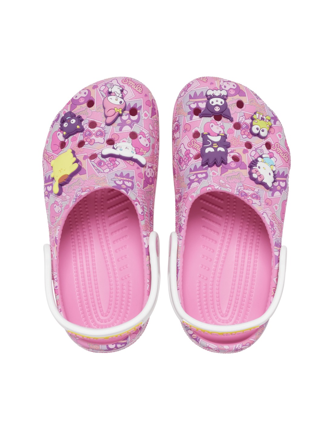 Crocs Παιδικά Ανατομικά Σαμπό Θαλάσσης Classic 208025-680 Ροζ