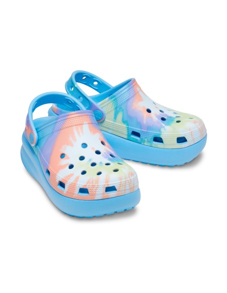 Crocs Παιδικά Παπουτσάκια Θαλάσσης Classic Tie Dye 208083-4KT Μπλε