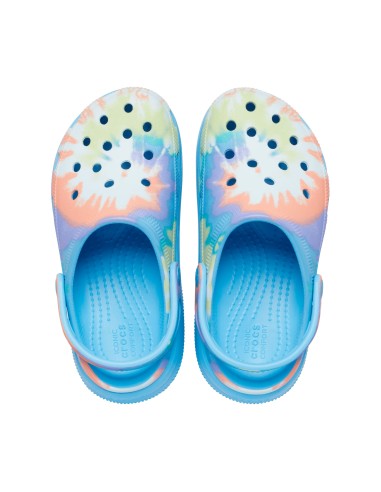 Crocs Παιδικά Παπουτσάκια Θαλάσσης Classic Tie Dye 208083-4KT Μπλε
