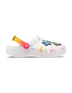 Crocs Παιδικά Σαμπό Θαλάσσης Rainbow High 208117-90H Λευκά