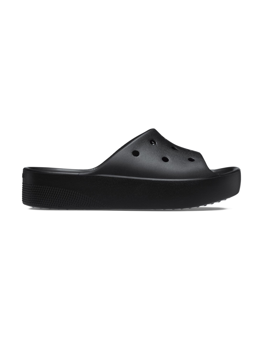 Crocs Slides με Πλατφόρμα σε Μαύρο Χρώμα 208180-001
