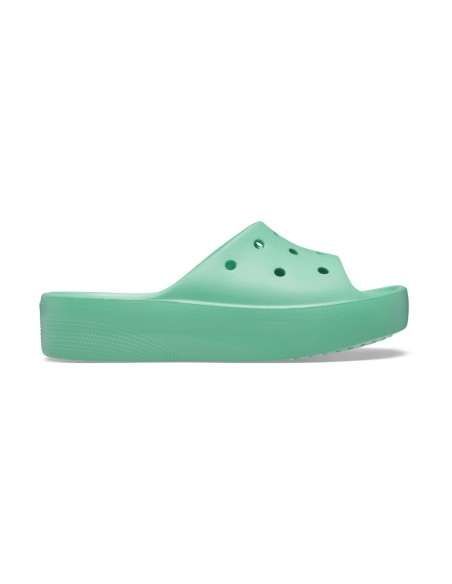 Crocs Slides με Πλατφόρμα σε Μπεζ Χρώμα 208180-3UG