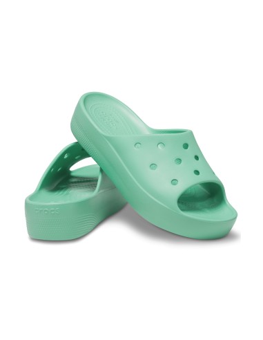 Crocs Slides με Πλατφόρμα σε Μπεζ Χρώμα 208180-3UG