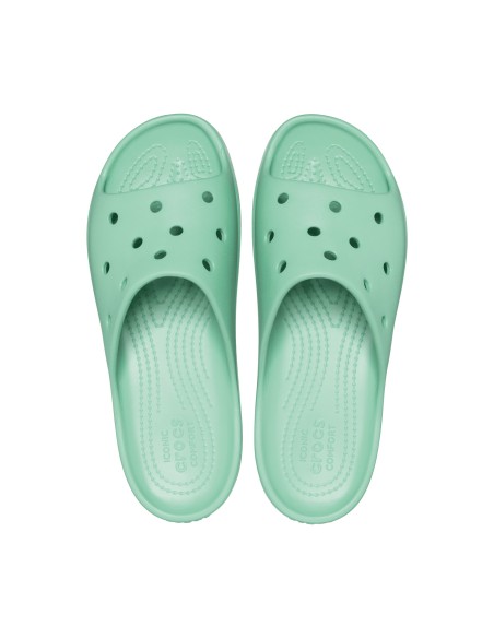 Crocs Slides με Πλατφόρμα σε Μπεζ Χρώμα 208180-3UG