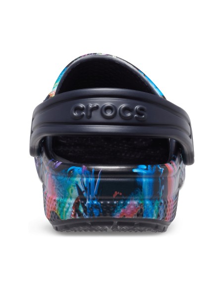 Crocs Παιδικά Ανατομικά Σαμπό Θαλάσσης Dino 208303-4LF Navy Μπλε