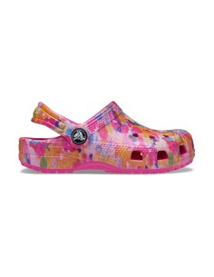 Crocs Παιδικά Σαμπό Θαλάσσης Classic Hyper Real Clog 208451-90H Φούξια