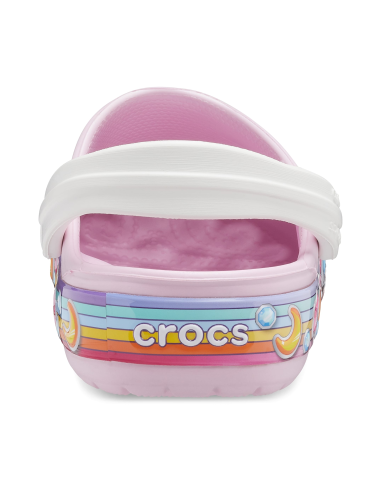 Crocs Παιδικά Ανατομικά Σαμπό Θαλάσσης Fun Lab Star Band 207075-6GD Ροζ