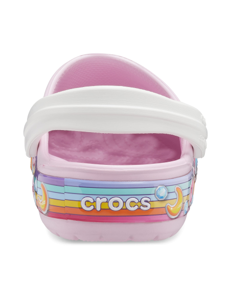 Crocs Παιδικά Ανατομικά Σαμπό Θαλάσσης Fun Lab Star Band 207075-6GD Ροζ