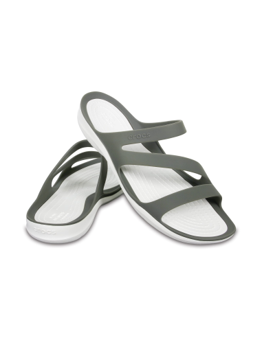 Crocs Swiftwater Sandal W Σαγιονάρες σε Γκρι Χρώμα 203998-06X