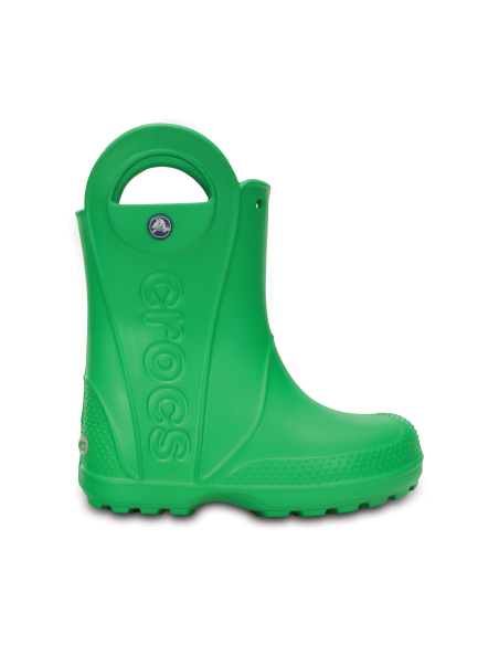 Crocs Παιδικές Γαλότσες Handle It Πράσινες 12803-3E8