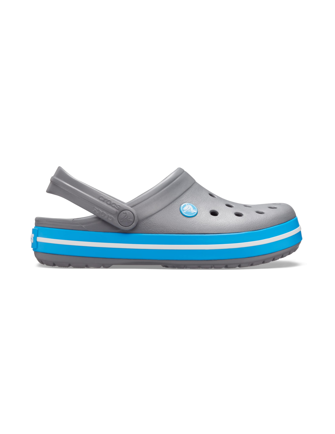 Crocs Crocband Ανατομικά Σαμπό Γκρι 11016-07W