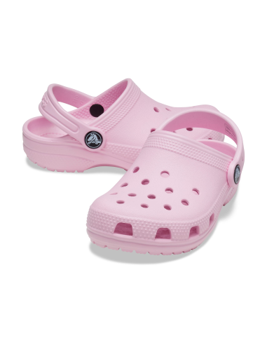 Crocs Παιδικά Ανατομικά Σαμπό Θαλάσσης 206991-6GD Ροζ