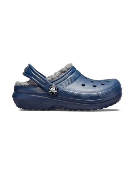 Crocs Παιδικές Παντόφλες Navy Μπλε Classic Lined 207009-459