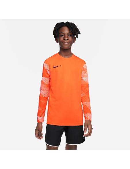 Bluza bramkarska dla dzieci Nike Dry Park IV JSY LS GK JUNIOR pomaranczowa CJ6072 819