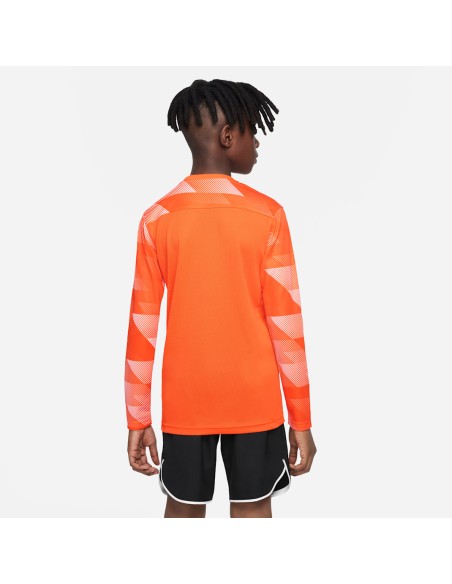 Bluza bramkarska dla dzieci Nike Dry Park IV JSY LS GK JUNIOR pomaranczowa CJ6072 819