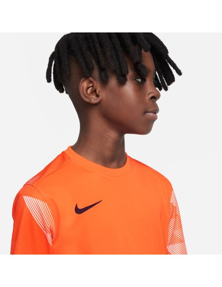 Bluza bramkarska dla dzieci Nike Dry Park IV JSY LS GK JUNIOR pomaranczowa CJ6072 819