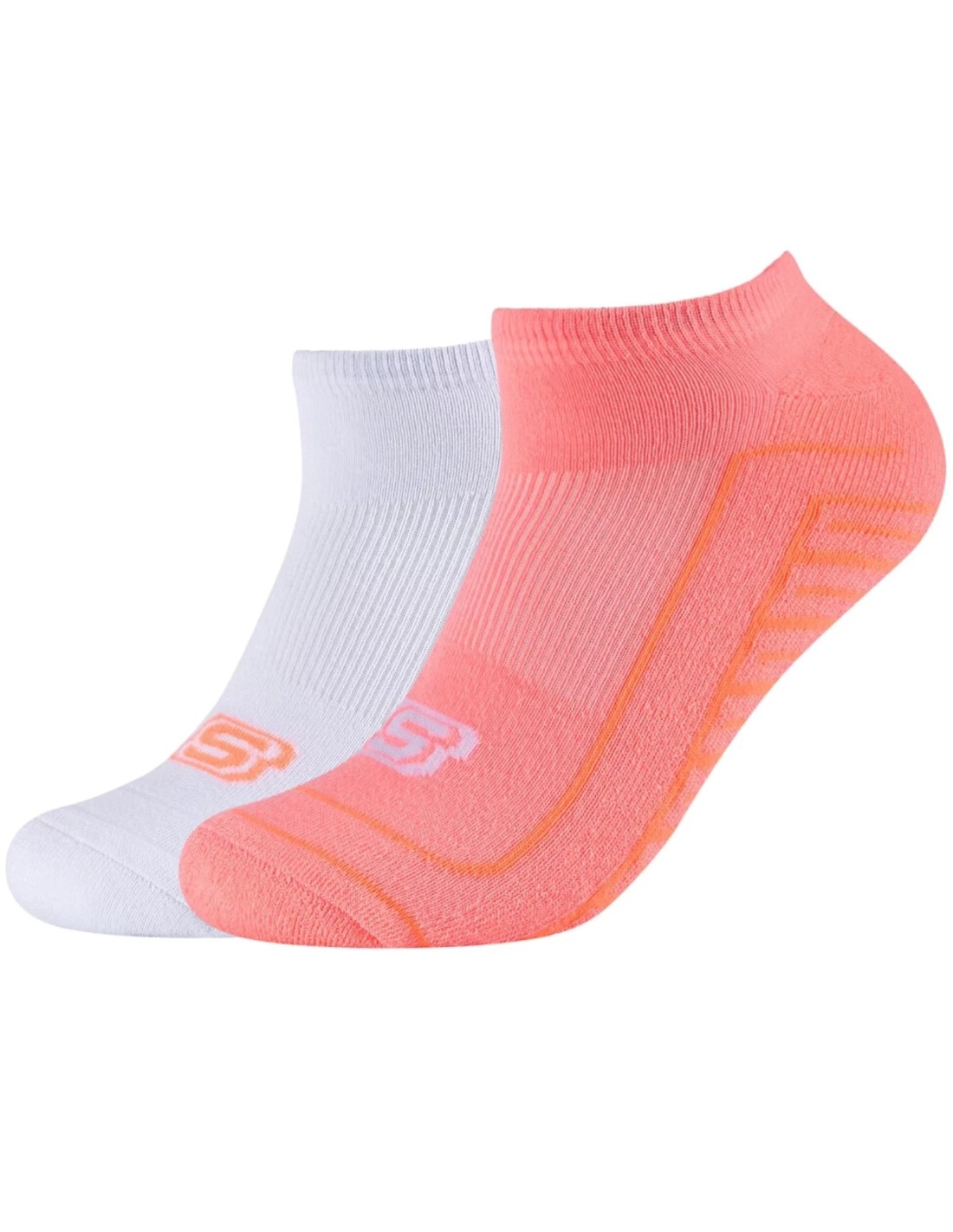 Skechers 2PPK Basic Cushioned Sneaker Socks SK430240410