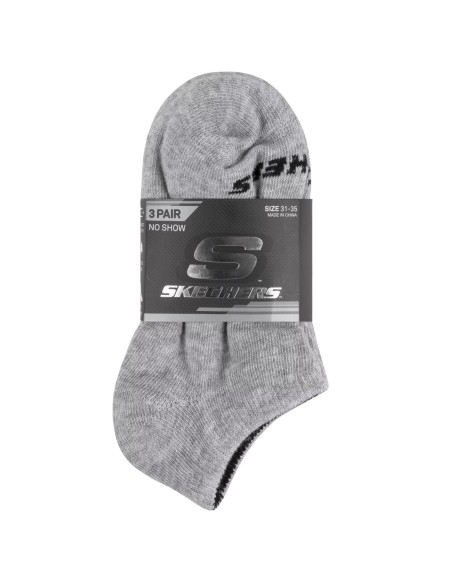 Skechers 3pk Unisex Non Terry No Show S114041020