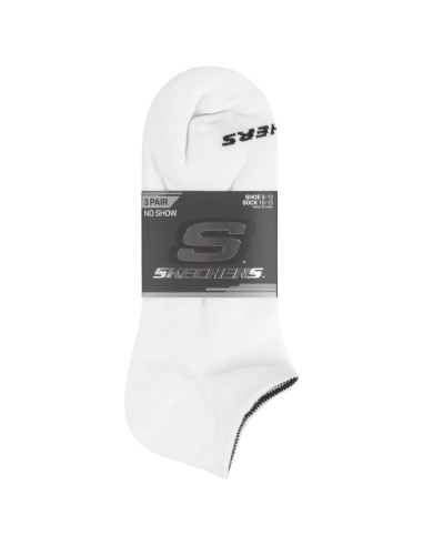 Skechers 3pk Unisex Non Terry No Show S114041100