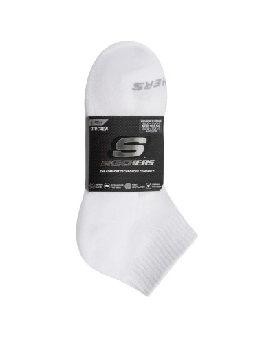 Skechers 5pk Unisex 12 Terry Qtr Crew S602095100