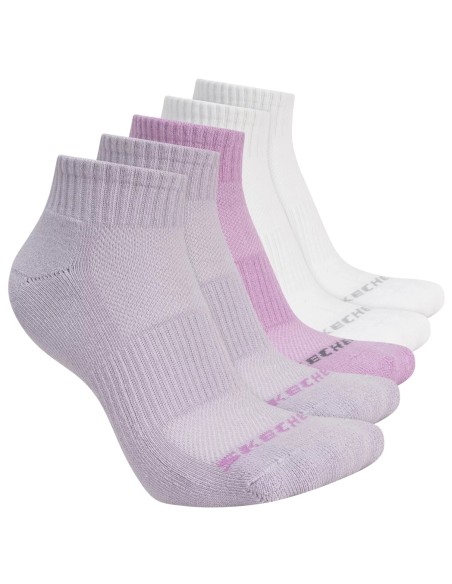 Skechers 5pk Unisex 12 Terry Qtr Crew S602095501