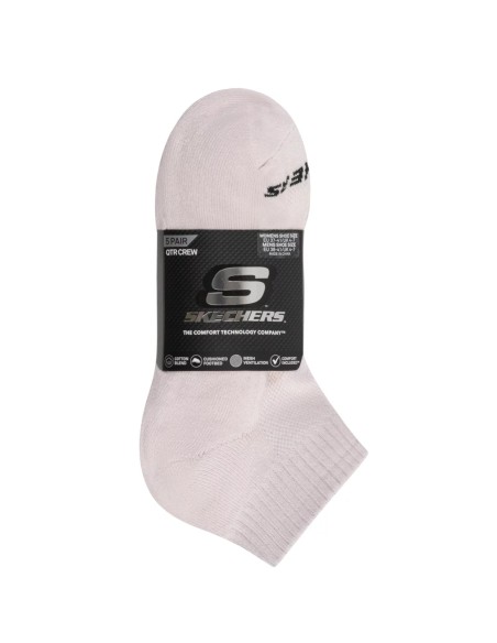 Skechers 5pk Unisex 12 Terry Qtr Crew S602095680