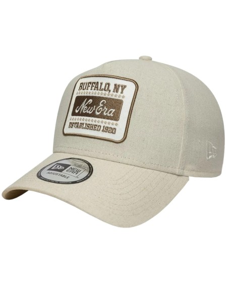 New Era Patch Line Cream 9FORTY EFrame Adjustable Cap 60667679