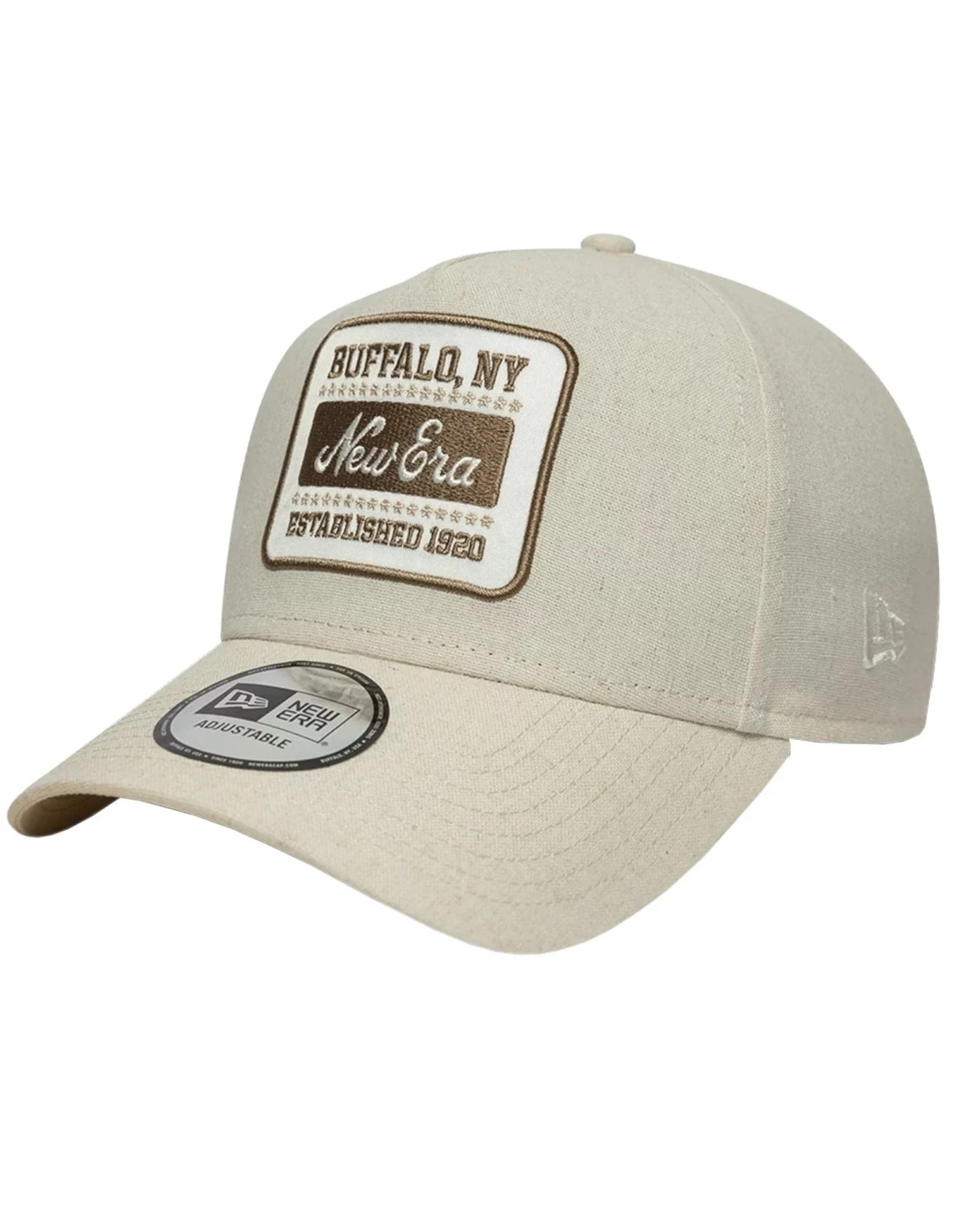 New Era Patch Line Cream 9FORTY EFrame Adjustable Cap 60667679