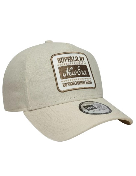New Era Patch Line Cream 9FORTY EFrame Adjustable Cap 60667679