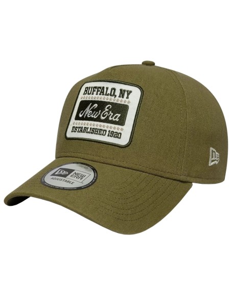 New Era Patch Line Cream 9FORTY EFrame Adjustable Cap 60667686